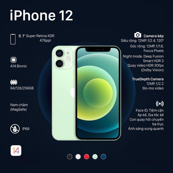 Thông tin tổng quan về iPhone 12